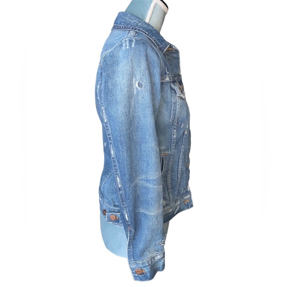 Madewell The Jean Jacket Distressed Size XS - Picture 9 of 12